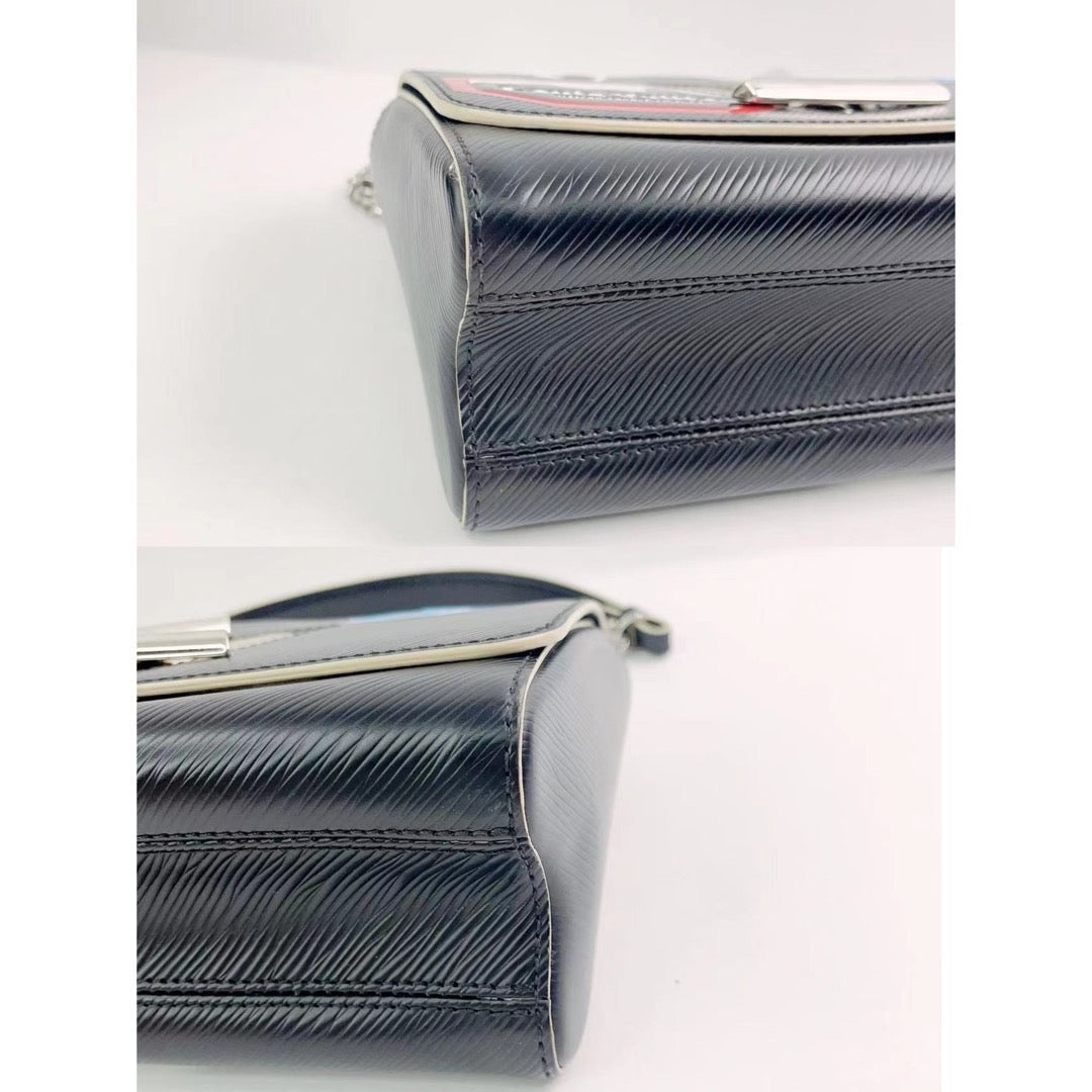 Rank A ｜ LV Epi Twist MM Shoulderbag Black｜2307136