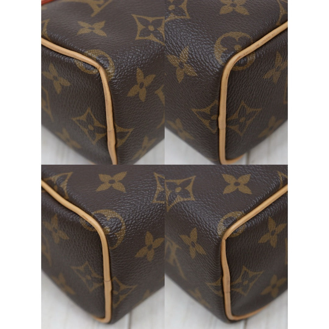 Very Good ( Rank A)｜LV Monogram Nano Speedy Handbag Shoulder Bag Current Model｜W25122604