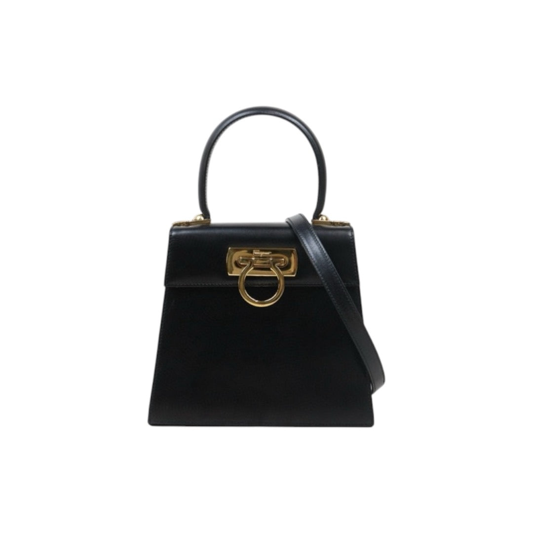 Very Good ( Rank A)｜Ferragamo Gancini 2WAY Handbag Shoulderbag｜24120307