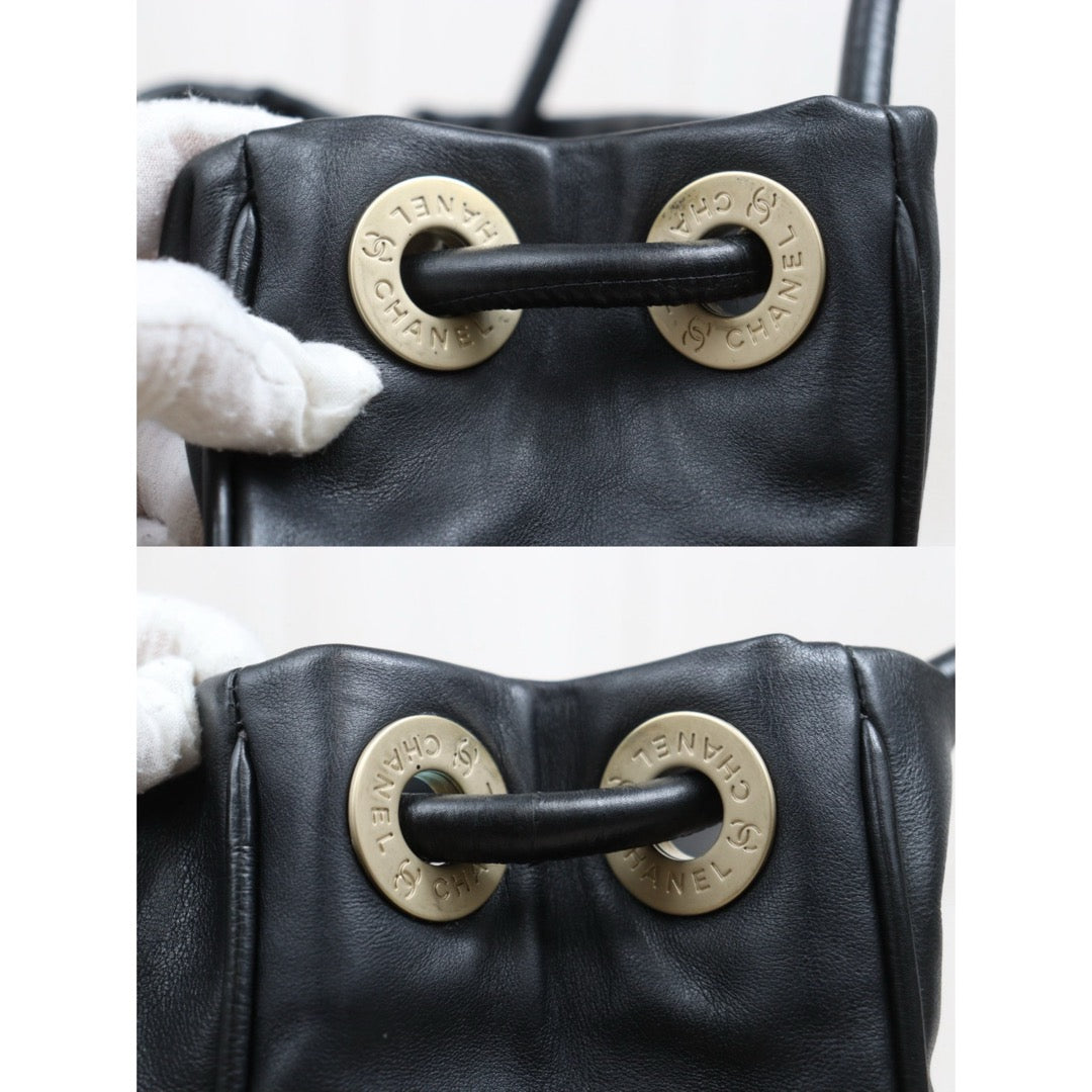 Include Entrupy Certificate of Authenticity｜Good ( Rank AB) ｜ CHANEL Camellia Lamb Skin ToteBag PM Made In 2002～2003Year ｜26040206