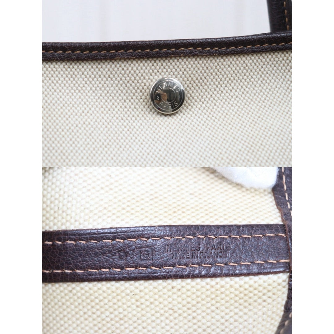 Good ( Rank AB)｜ HERMES Garden Party PM Handbag □G Stamp Made In 2003 Year｜25111407