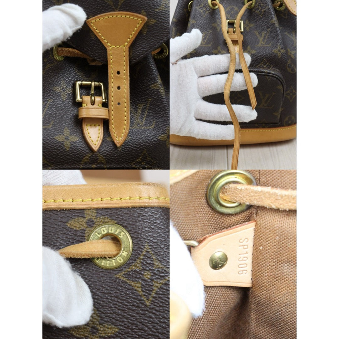 Include Entrupy Certificate of Authenticity｜Good ( Rank AB)｜ Louis Vuitton Monogram Montsouris PM Backpack｜25122206