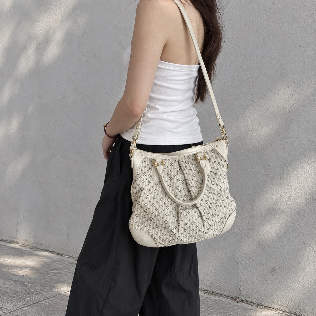 Include Entrupy Certificate of Authenticity｜Good ( Rank AB)｜Louis Vuitton Monogram Mini Lin Croisette Marina Hand Bag  ShoulderBag｜26091801