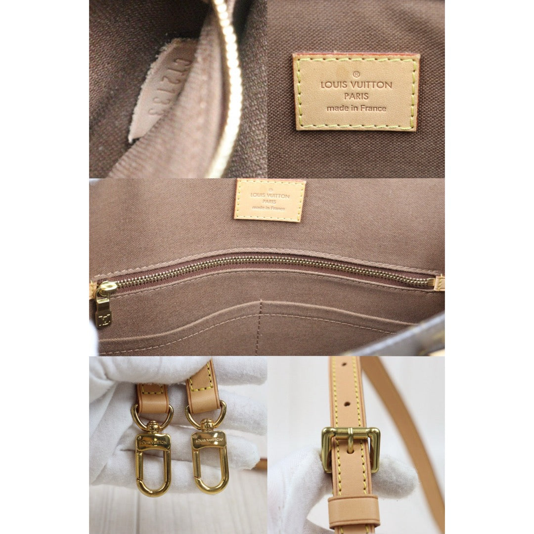 Include Entrupy Certificate of Authenticity｜Good ( Rank AB) ｜ Louis Vuitton  Monogram Sac Plat Tote HandBag Shoulder Bag PM｜26011501