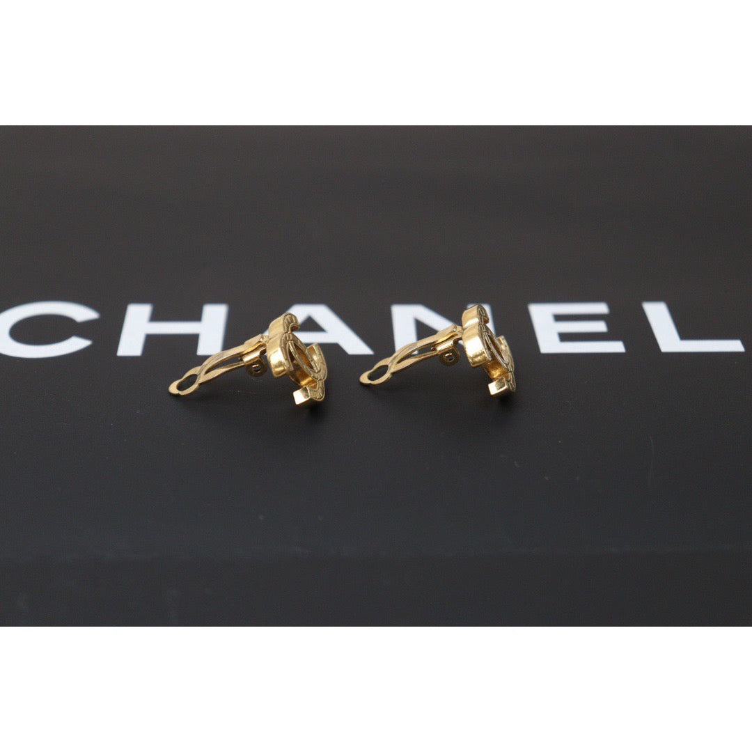 Rank A ｜CHANEL COCO Earrings 18k Gold Plated ｜24053021