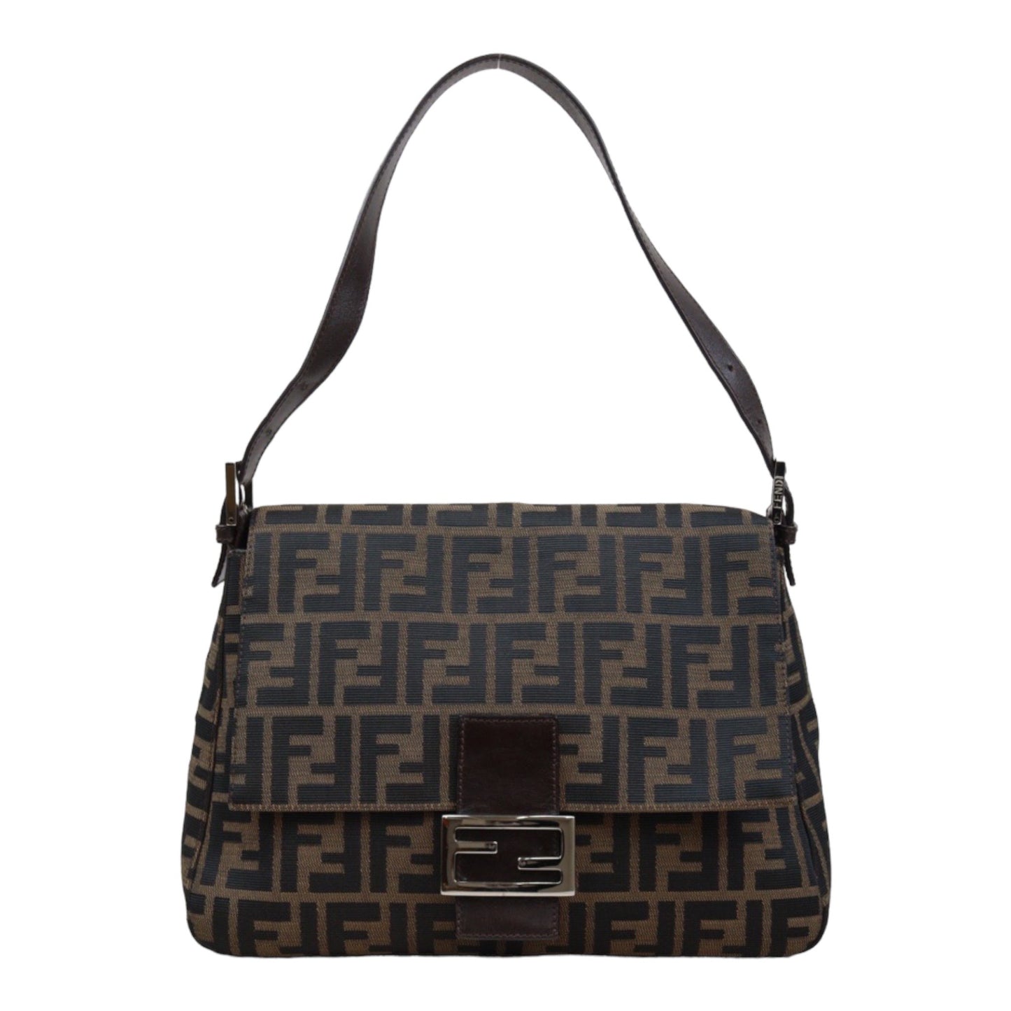 Rank A｜ FENDI Zucca Mamma Baguette Shoulder Bag ｜24032905