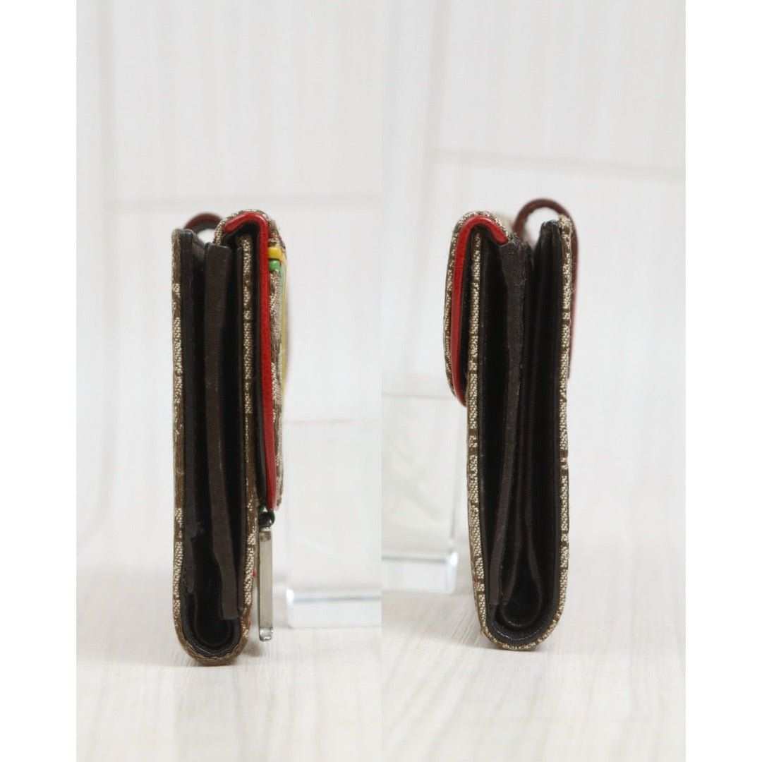 Include Entrupy Certificate of Authenticity｜Very Good ( Rank A)｜Dior Trotter Rasta Saddle Wallet ｜26101407