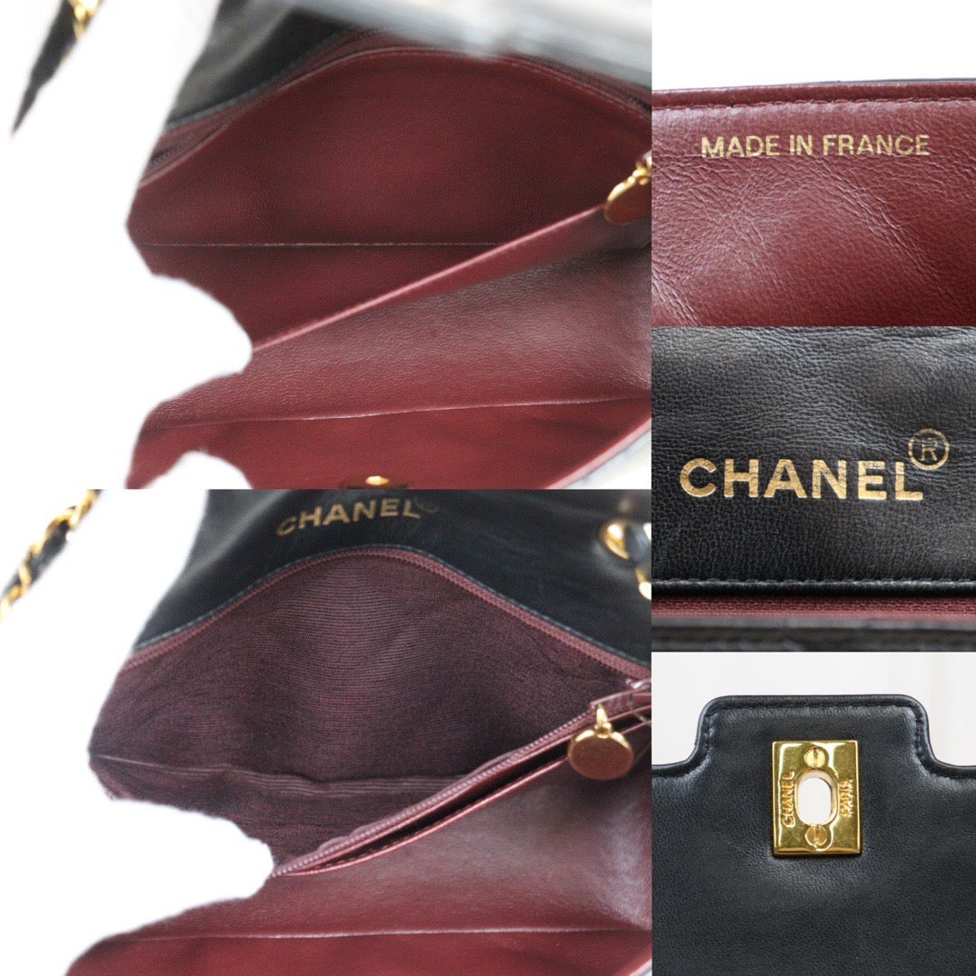 Rank A｜ CHANEL Matrasse Diana 22 Lamb Skin  Chain Bag Made in 1991-1994 Year｜24041129