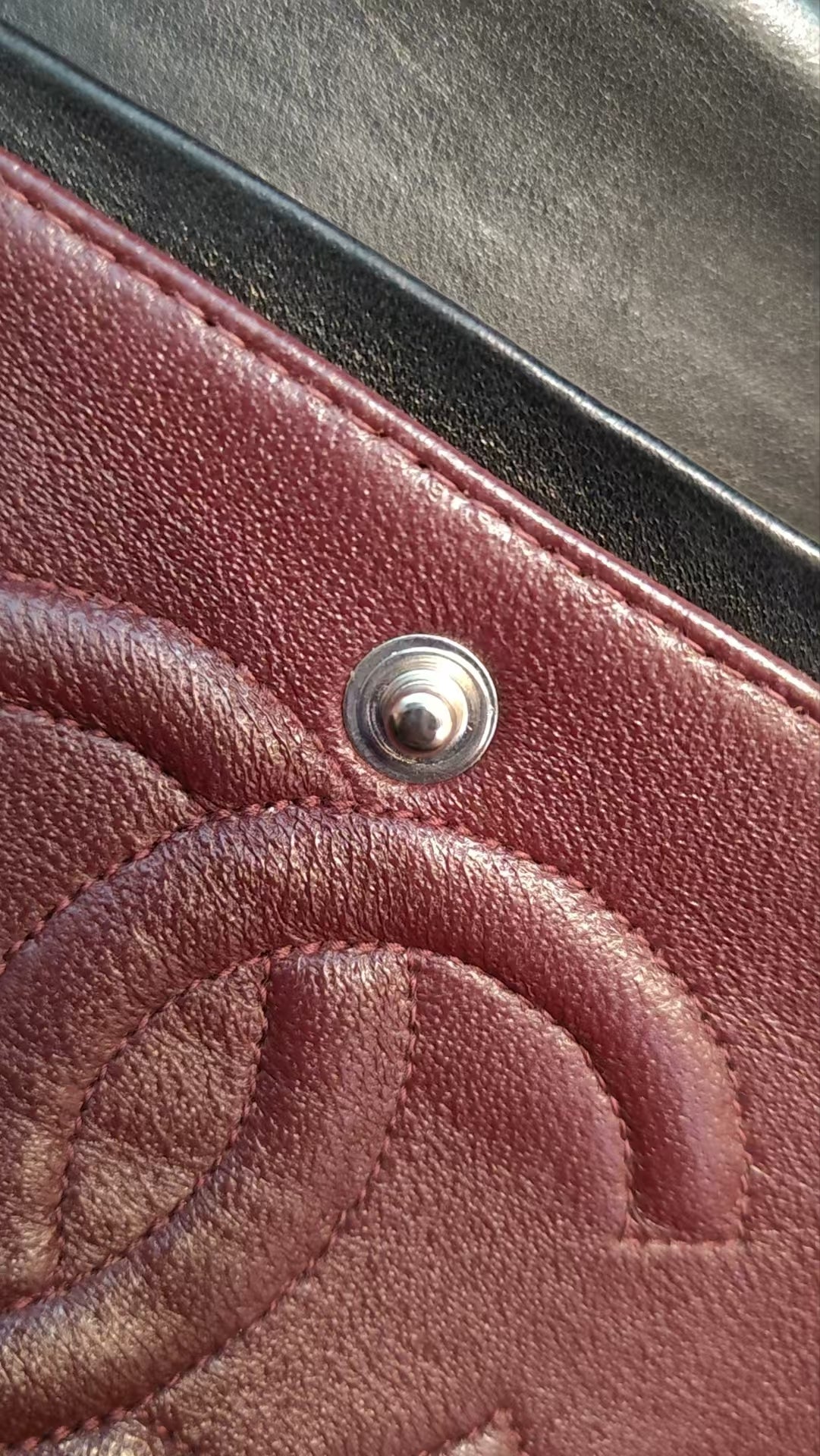 CHANEL Lamb Skin Matrasse Double Flap 25 Shoulder Bag