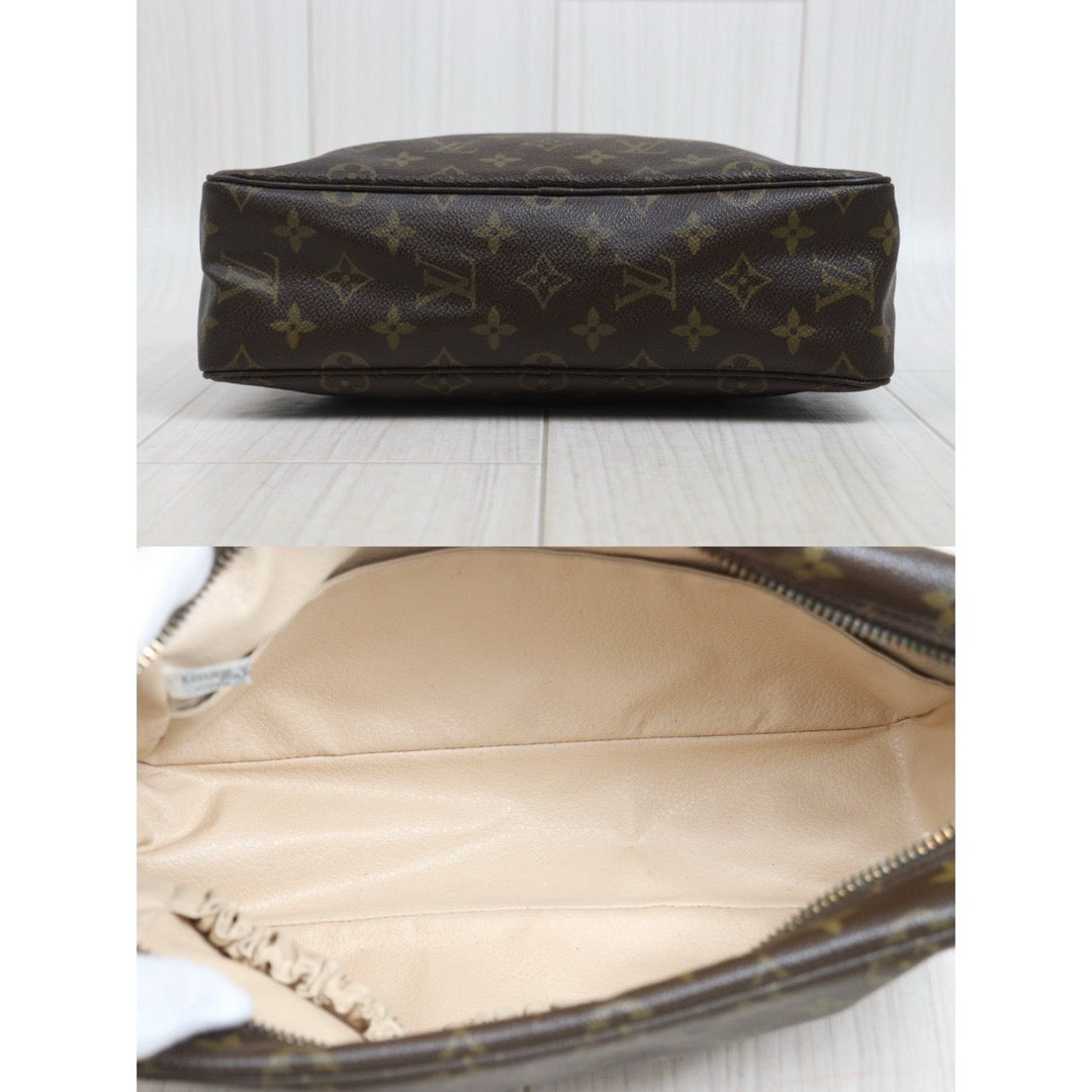 Include Entrupy Certificate of Authenticity｜Good ( Rank AB)｜ Louis Vuitton Truth Toilet 28 Monogram Makeup Pouch｜26070304
