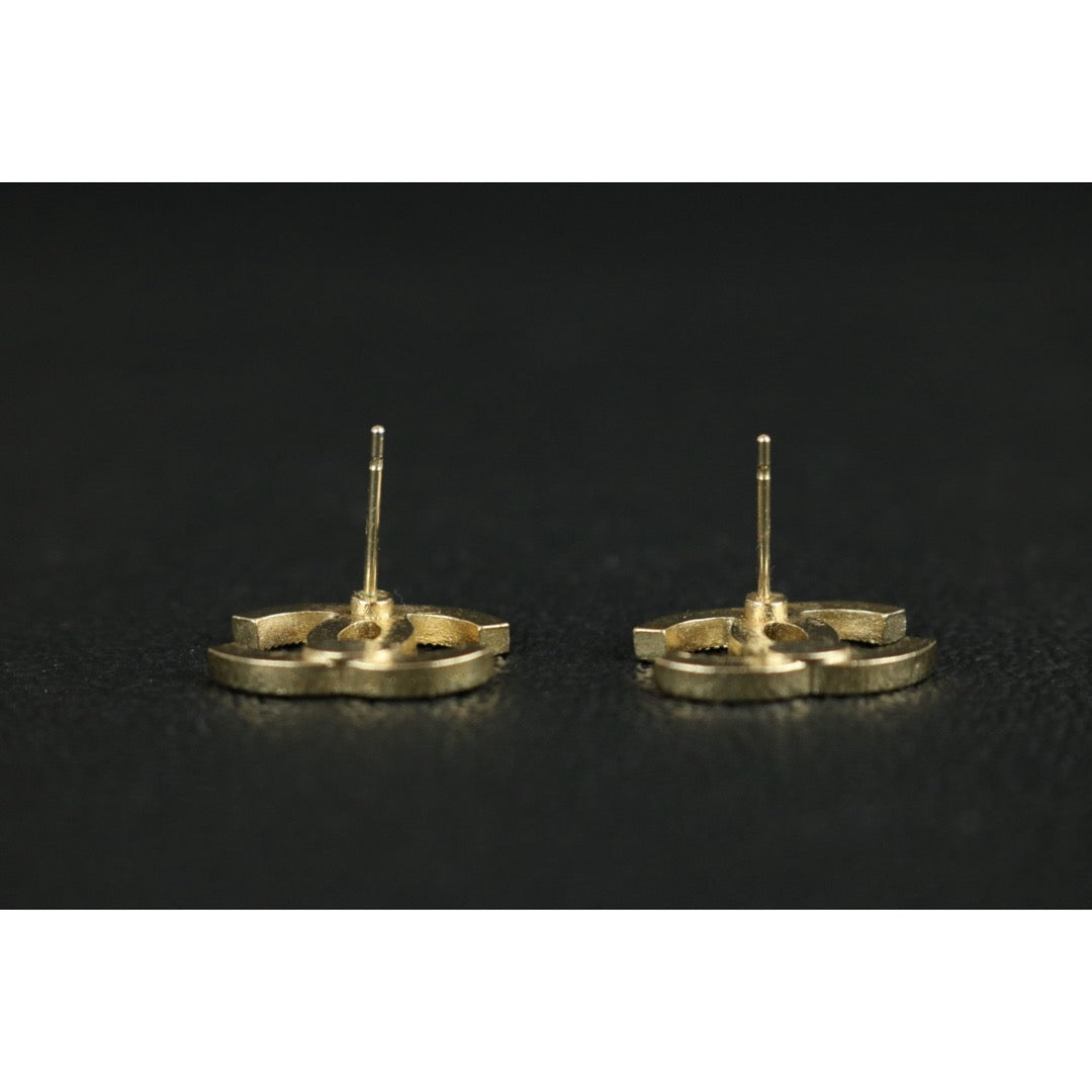 Very Good ( Rank A) ｜CHANEL COCO Mark Rhinestone Earrings Made In 2014Year｜S25121110