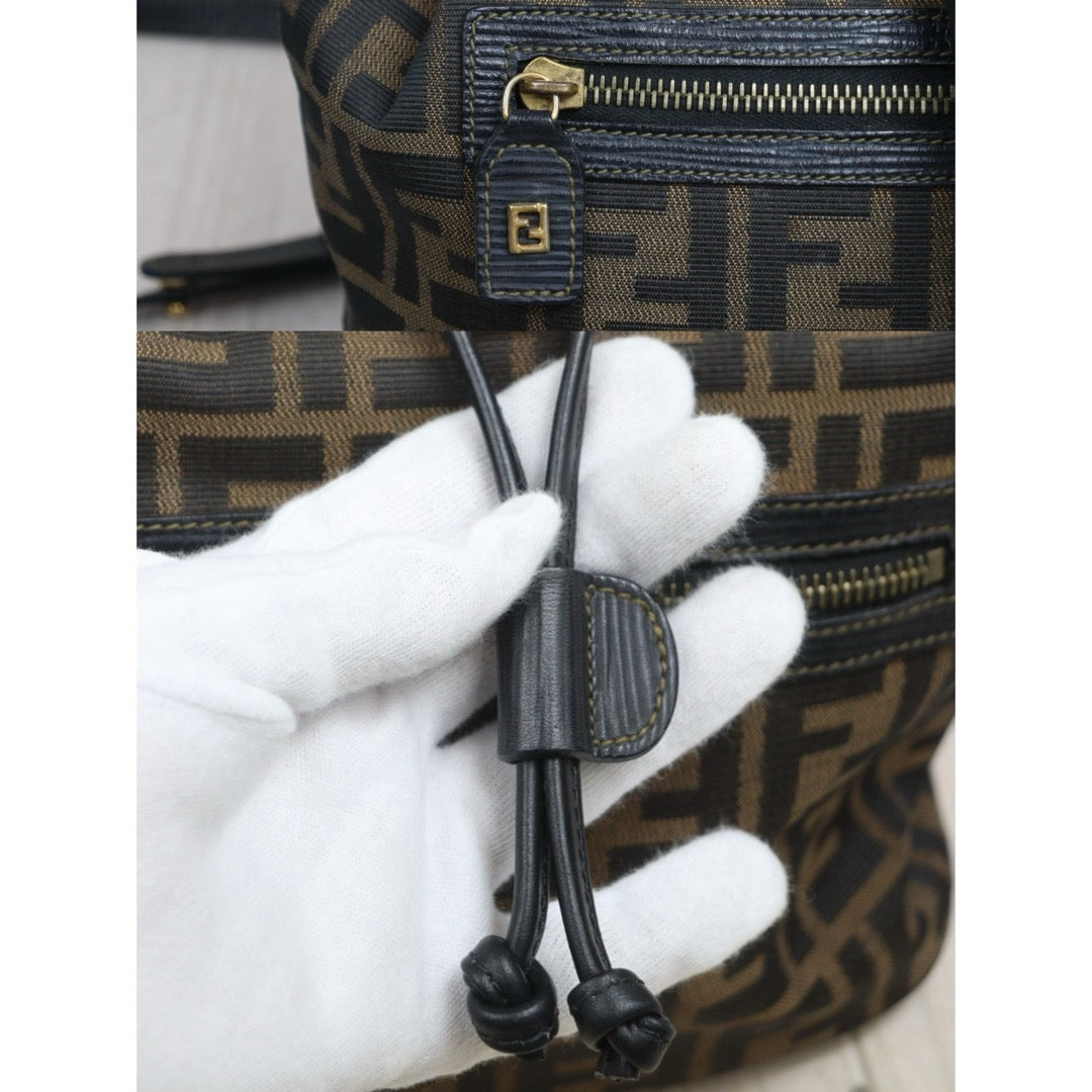 Include Entrupy Certificate of Authenticity｜Good ( Rank AB)｜ FENDI Mamma Mixed-leather Mini  Backpack｜S26080613