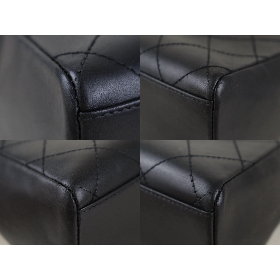 Include Entrupy Certificate of Authenticity｜Very Good ( Rank A)｜ CHANEL Calf Skin  Vintage Quilted Single Flap Kelly Shoulder Bag Black Made In 1997-1999Year｜S26083010