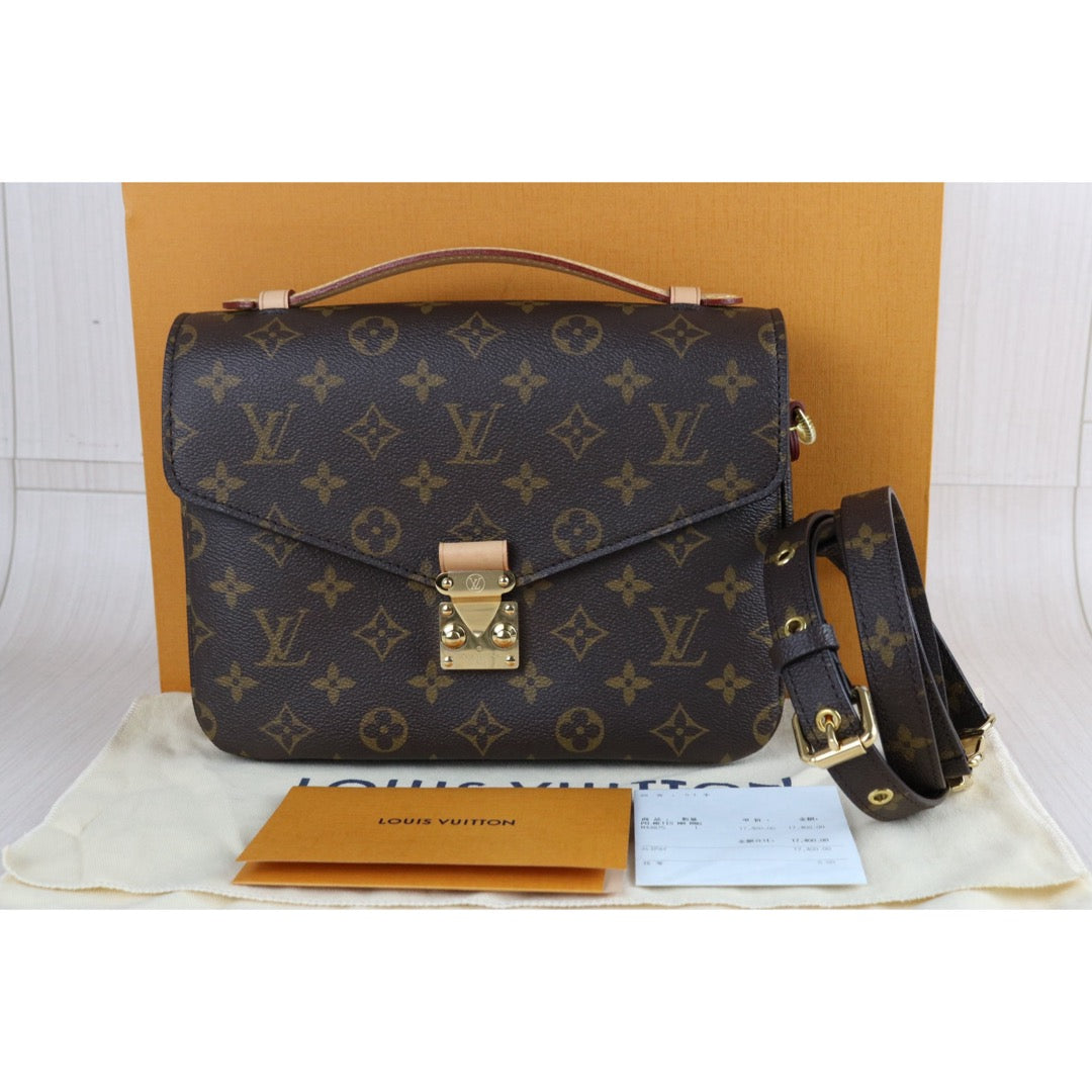 Include Entrupy Certificate of Authenticity｜Very Good ( Rank A)｜Louis Vuitton Monogram Pichette Metis ShoulderBag｜X26051710