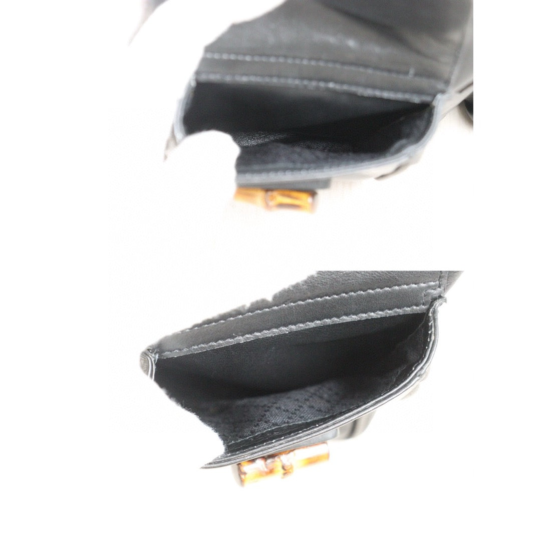 Very Good ( Rank A) ｜GUCCI Bamboo Leather GM Backpack Black｜25042120