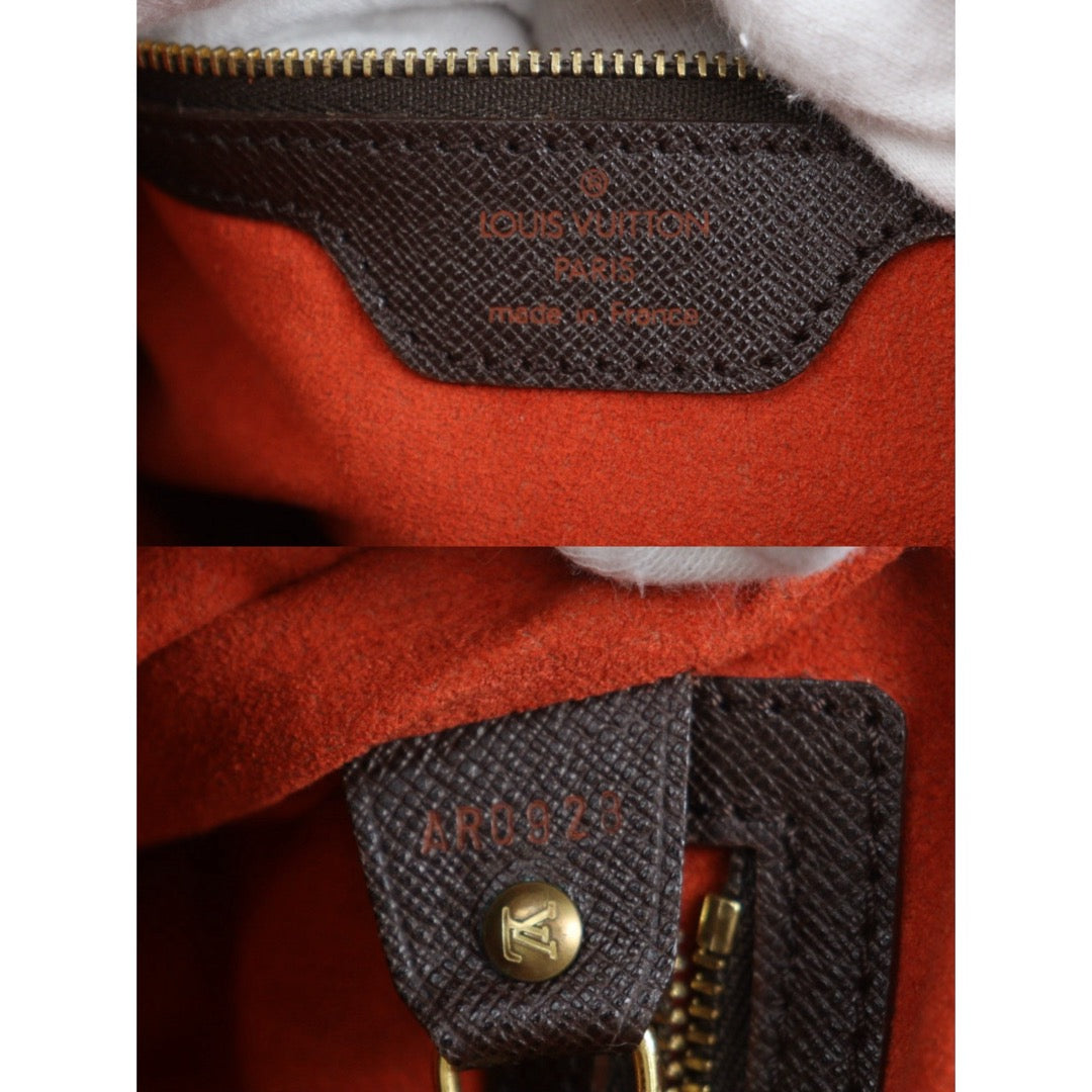 Include Entrupy Certificate of Authenticity｜Good ( Rank AB)｜ Louis Vuitton Damier Ebene Marais Bucket PM Shoulder Strap｜26100105