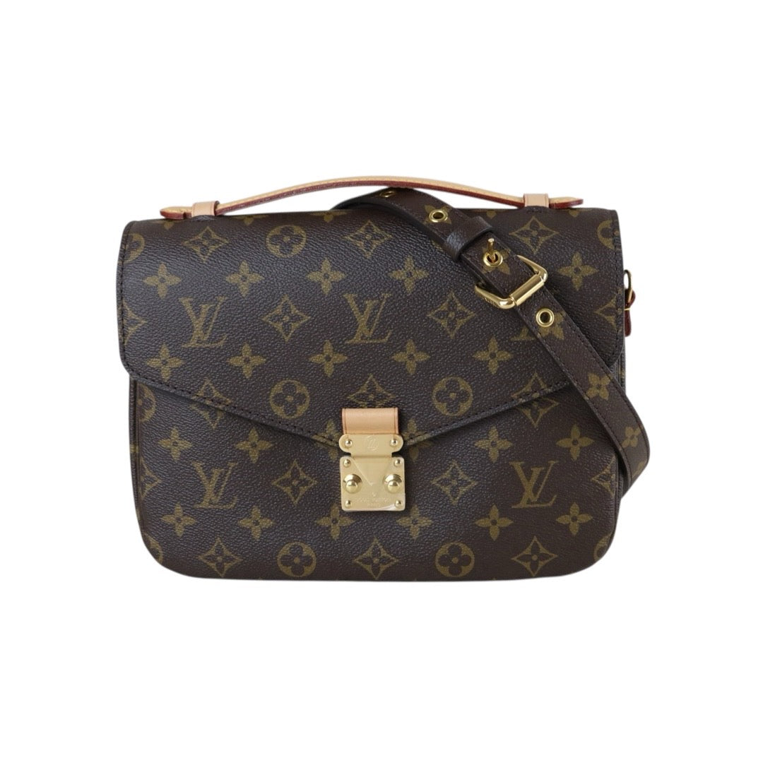 Include Entrupy Certificate of Authenticity｜Very Good ( Rank A)｜LV Monogram Pichette Metis ShoulderBag  IC Chips Model｜S26072001