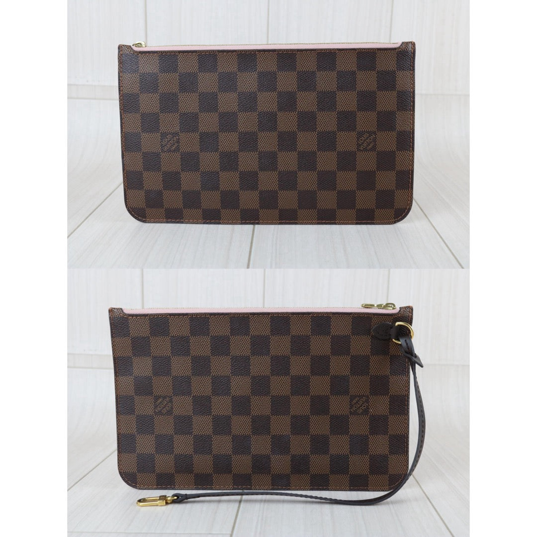 Include Entrupy Certificate of Authenticity｜Good ( Rank AB)｜Louis Vuitton Damier Neverfull MM With Pouch ｜S26052515