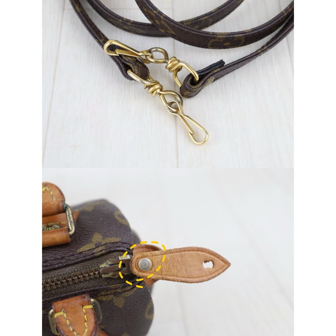 Fair ( Rank B) ｜ LV Monogram Mini Speedy Handbag With Shoulderstrap｜H25090808