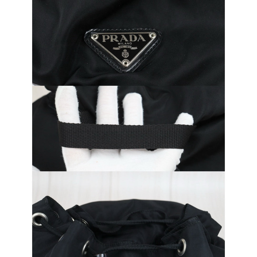 Good ( Rank AB)｜Prada Nylon Backpack Medium Black｜25100603