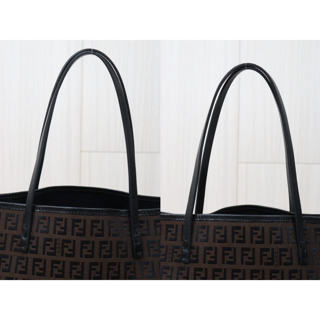 Rank A｜ FENDI Zucca Tote Bag With Pouch ｜V24052807