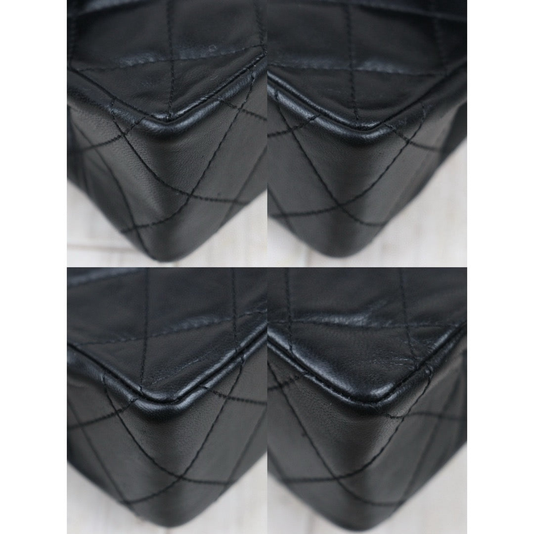 Good ( Rank AB) ｜ CHANEL Paris Limited Series Matrasse Classic Double Flap 22 Shoulder Bag Black Made In 1989-1991 Year｜25020501