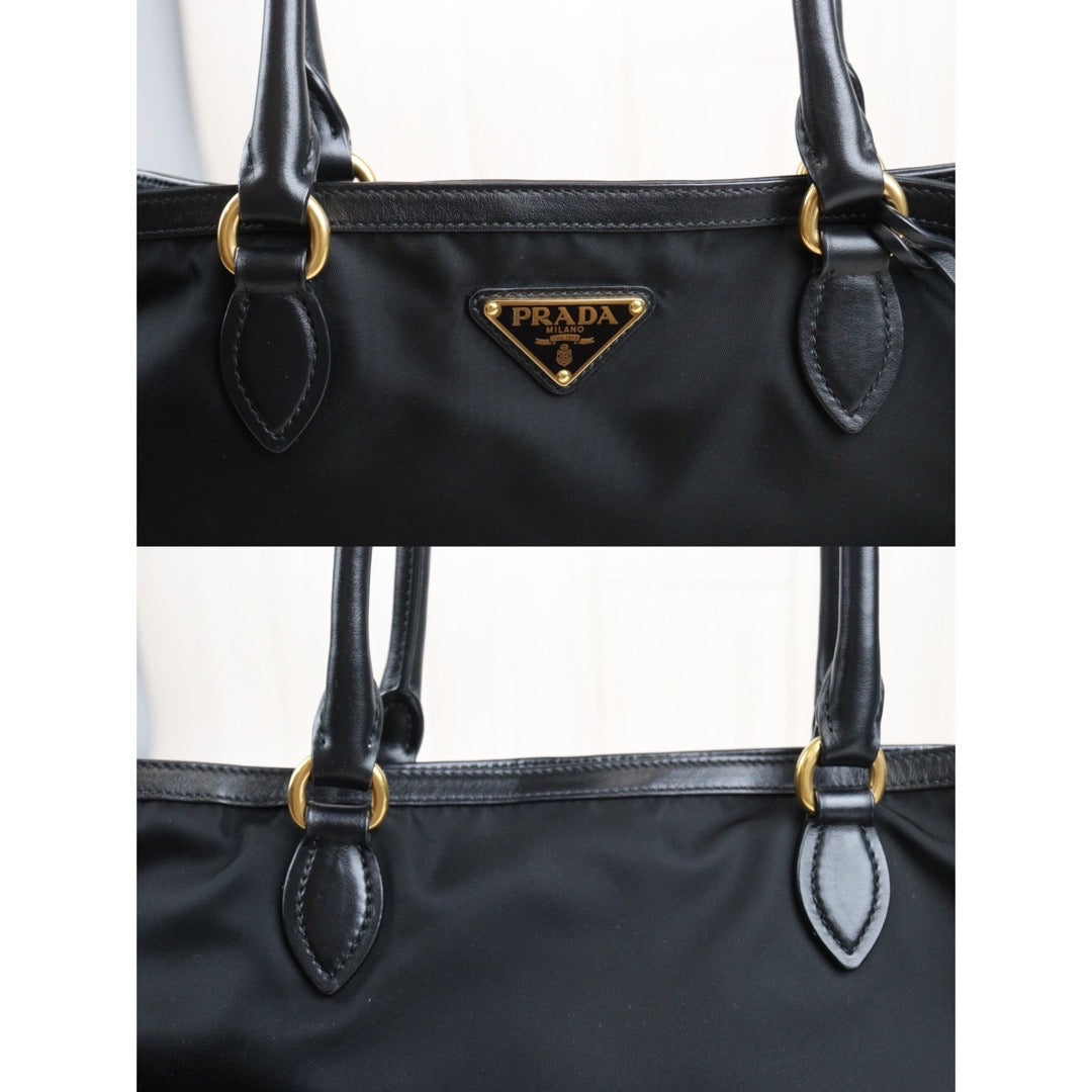 Rank A｜Prada Nylon Tote Bag Black｜23101005