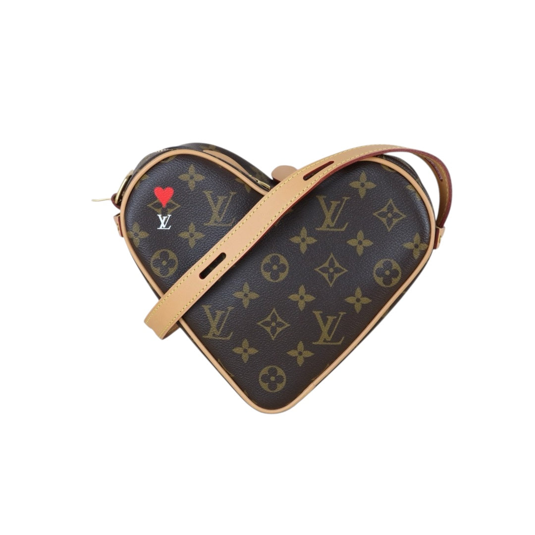 Include Entrupy Certificate of Authenticity｜Very Good ( Rank A)｜ Louis Vuitton Monogram Game On Coeur Shoulder Bag  ｜X26030701