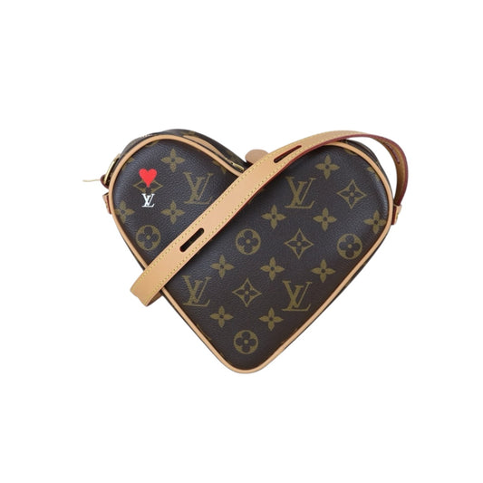 Include Entrupy Certificate of Authenticity｜Very Good ( Rank A)｜ Louis Vuitton Monogram Game On Coeur Shoulder Bag  ｜X26030701