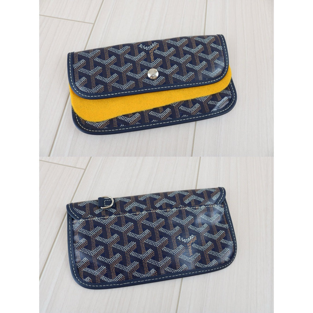 Excellent（Rank SA）｜ Goyard Boheme Hobo Shoulder Bag Navy Blue｜B25011001