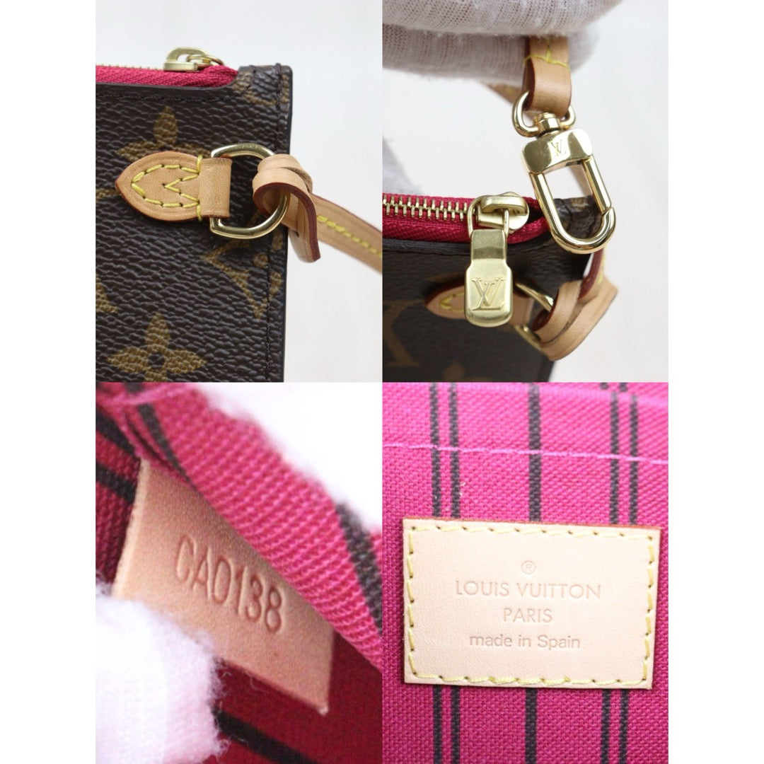 Rank AB ｜ LV Monogram Neverful MM ShoulderBag With Pouch｜S24030417