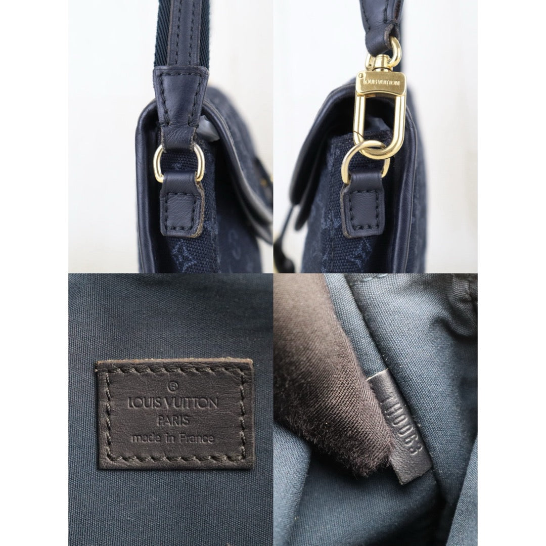 Good ( Rank AB) ｜LV Monogram Denim Shoulder Bag Dark Blue｜S25090108