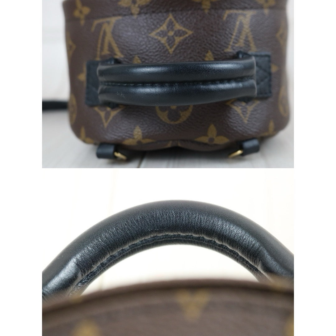 Include Entrupy Certificate of Authenticity｜Very Good ( Rank A)｜  Louis Vuitton Monogram Coated Canvas Mini Palm Springs Backpack ｜S26080601