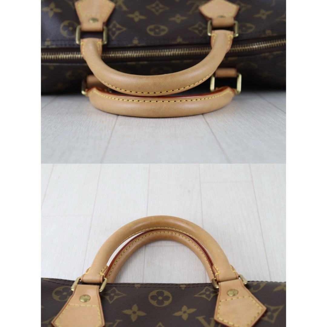 Include Entrupy Certificate of Authenticity｜Good ( Rank AB) ｜ Louis Vuitton Monogram Speedy 30 Hand Bag With Shoulder Strap｜S26072543