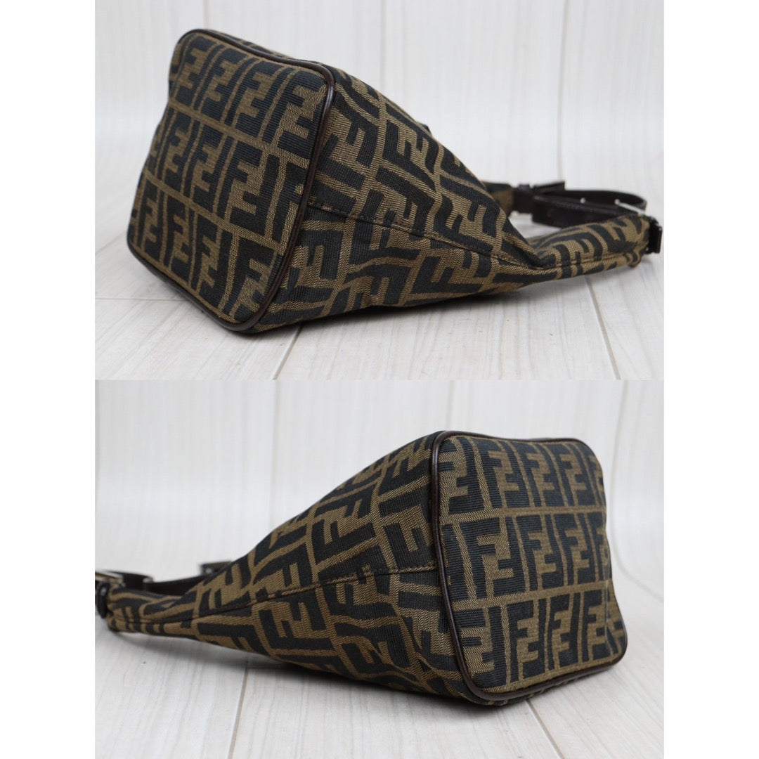 Rank A｜ FENDI Zucca Mamma Shoulder Bag ｜23113001