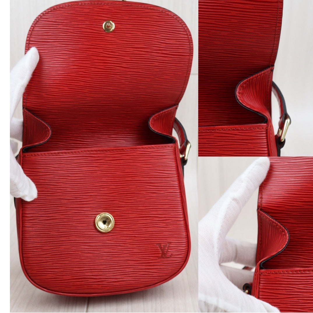 Rank A ｜LV Epi Saint-Cloud PM Shoulder Bag｜24032617