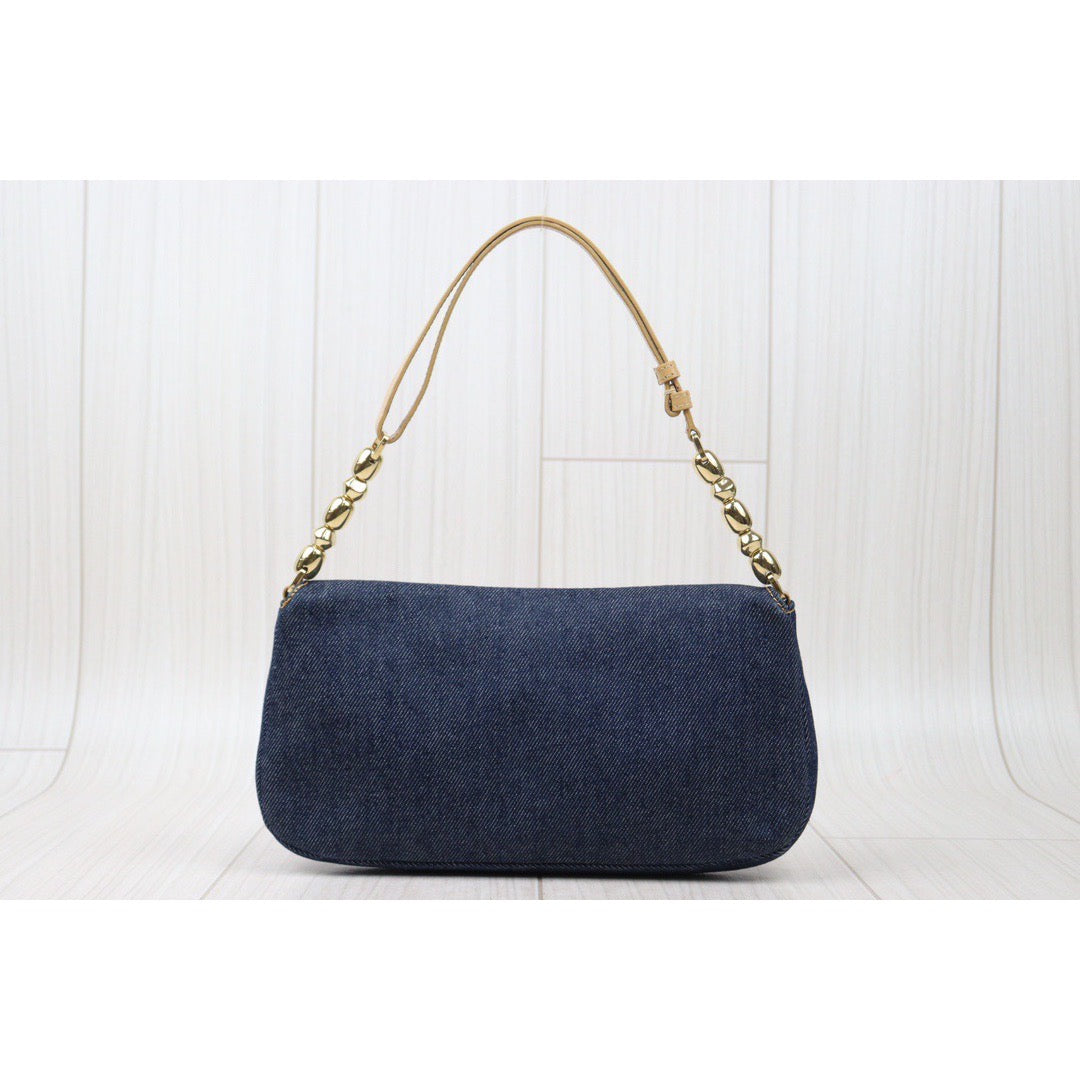 Rank A ｜  Dior Denim  Shoulder Bag ｜S24061723