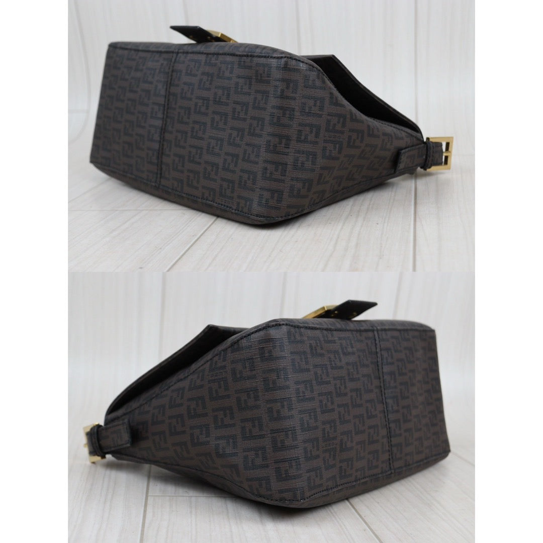 Rank A｜ FENDI Zucca Mamma Baguette Shoulder Bag ｜23121605