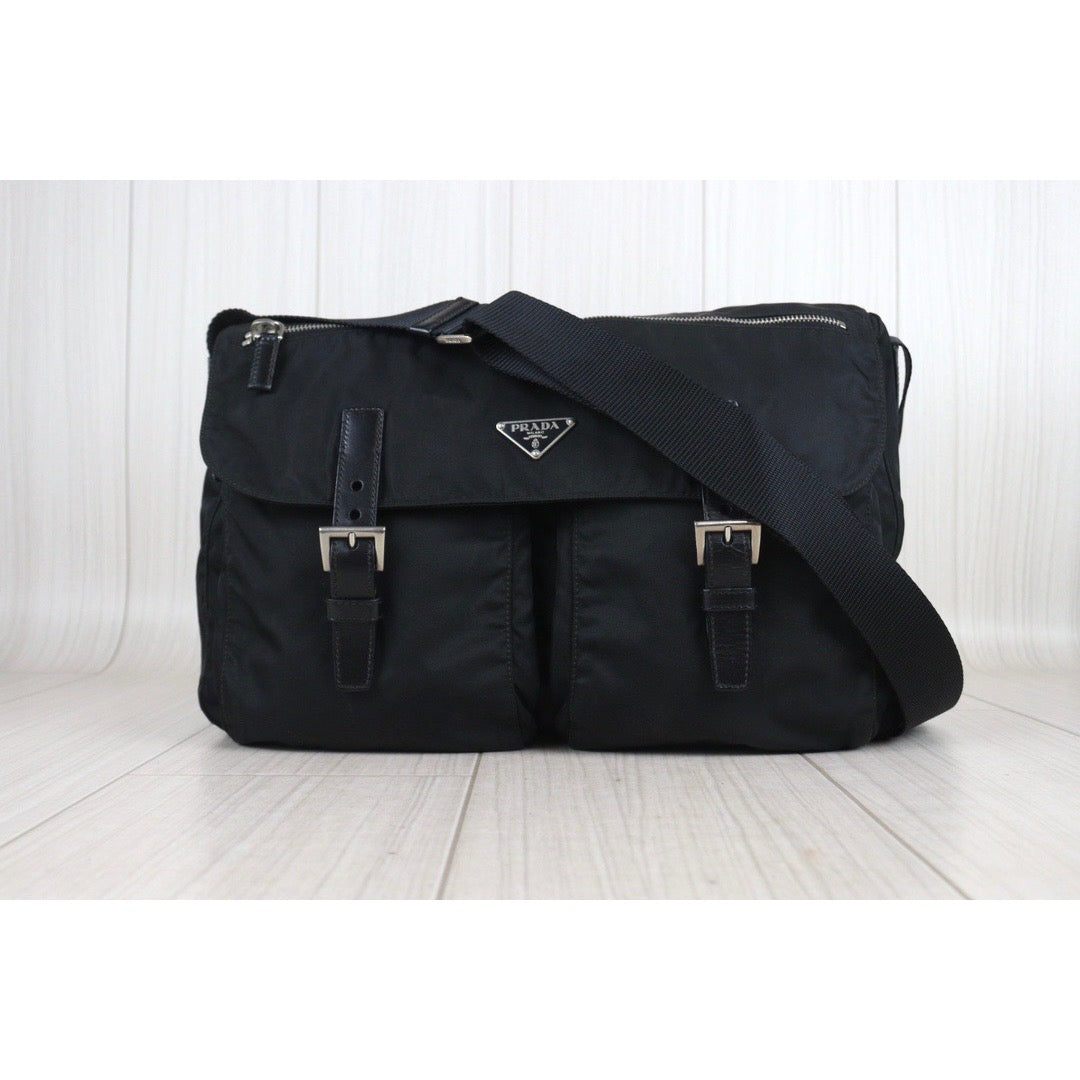 Rank A｜Prada Nylon ShoulderBag Black｜V23092811