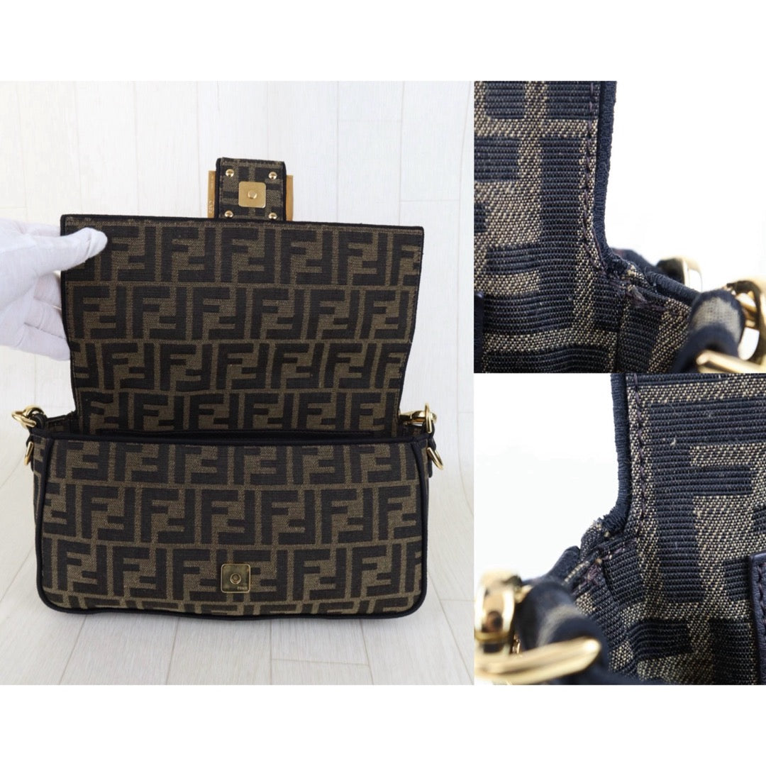 Very Good ( Rank A)｜ FENDI Mamma Baguette Shoulder Bag  Gold Hardware Current Model｜S25110325