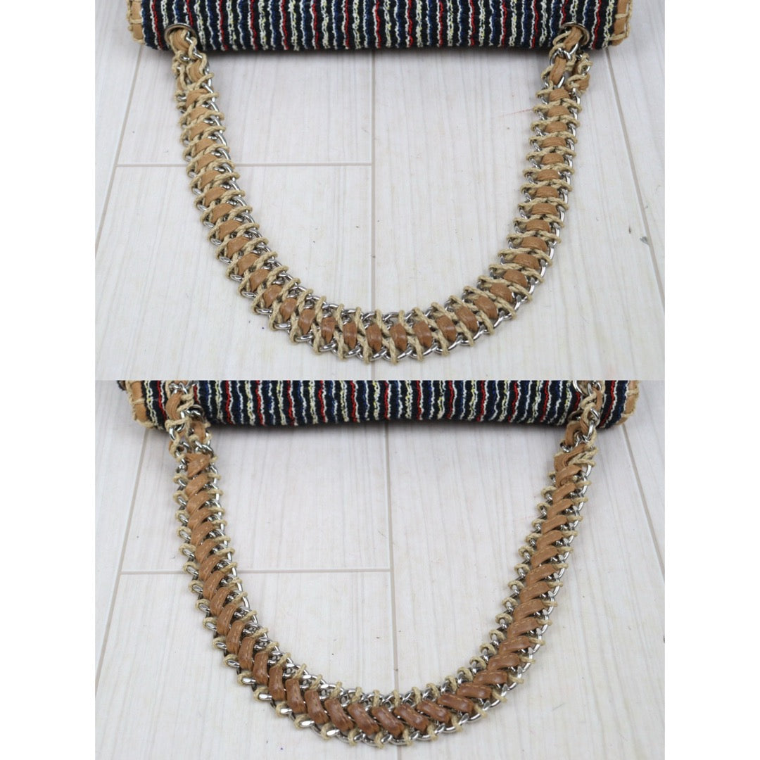 Very Good ( Rank A)｜ CHANEL Tweed Weave Single Flap 30 Shoulder Bag Made in 2010-2011Year｜Y25112506