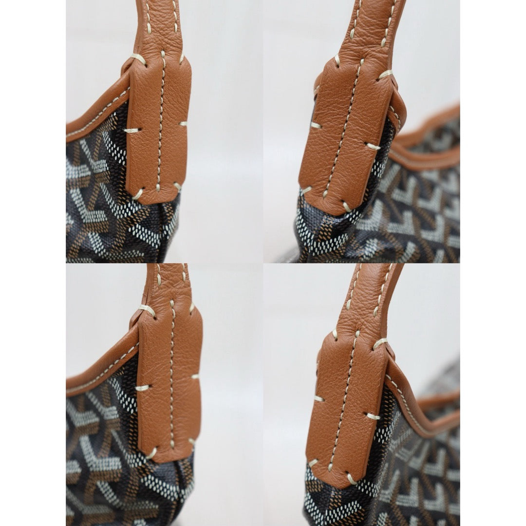 Very Good ( Rank A) ｜ Goyard Boheme Hobo Shoulder Bag Brown｜S25071016