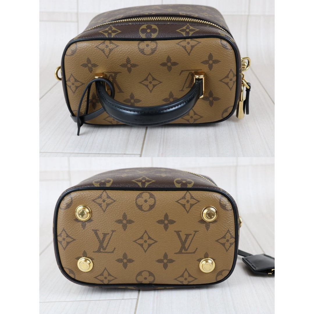 Include Entrupy Certificate of Authenticity｜Very Good ( Rank A)｜ Louis Vuitton Monogram Vanity Handbag Shoulder Bag IC Chips Model｜S26051106