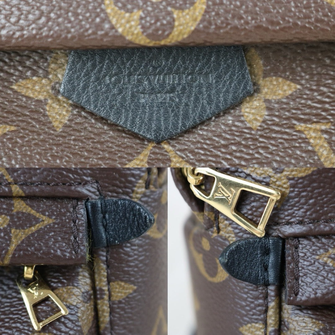 Include Entrupy Certificate of Authenticity｜Very Good ( Rank A)｜  Louis Vuitton Monogram Coated Canvas Mini Palm Springs Backpack ｜S26080601