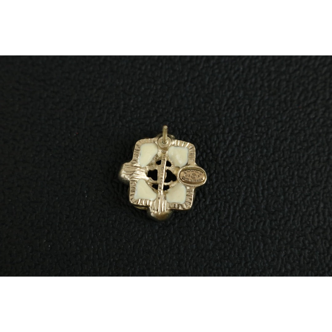 Include Authentic Detective Certificate of Authenticity｜Very Good ( Rank A) ｜CHANEL A16P Coco Mark Pearl Earrings Made In 2016Year ｜X25040602