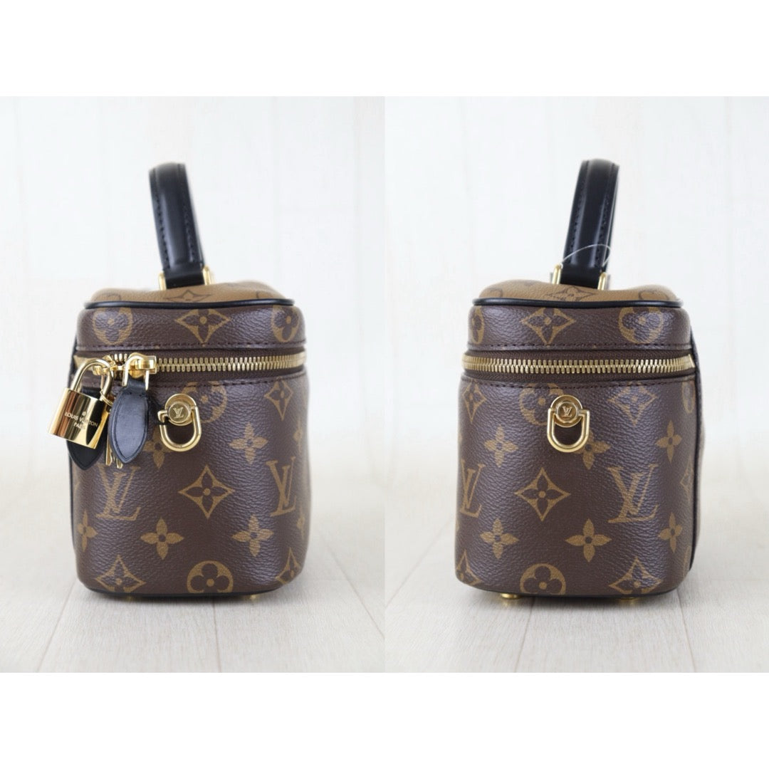 Include Entrupy Certificate of Authenticity｜Very Good ( Rank A) ｜Louis Vuitton Monogram Vanity PM Chain Bag IC Chips Model｜Z26101208