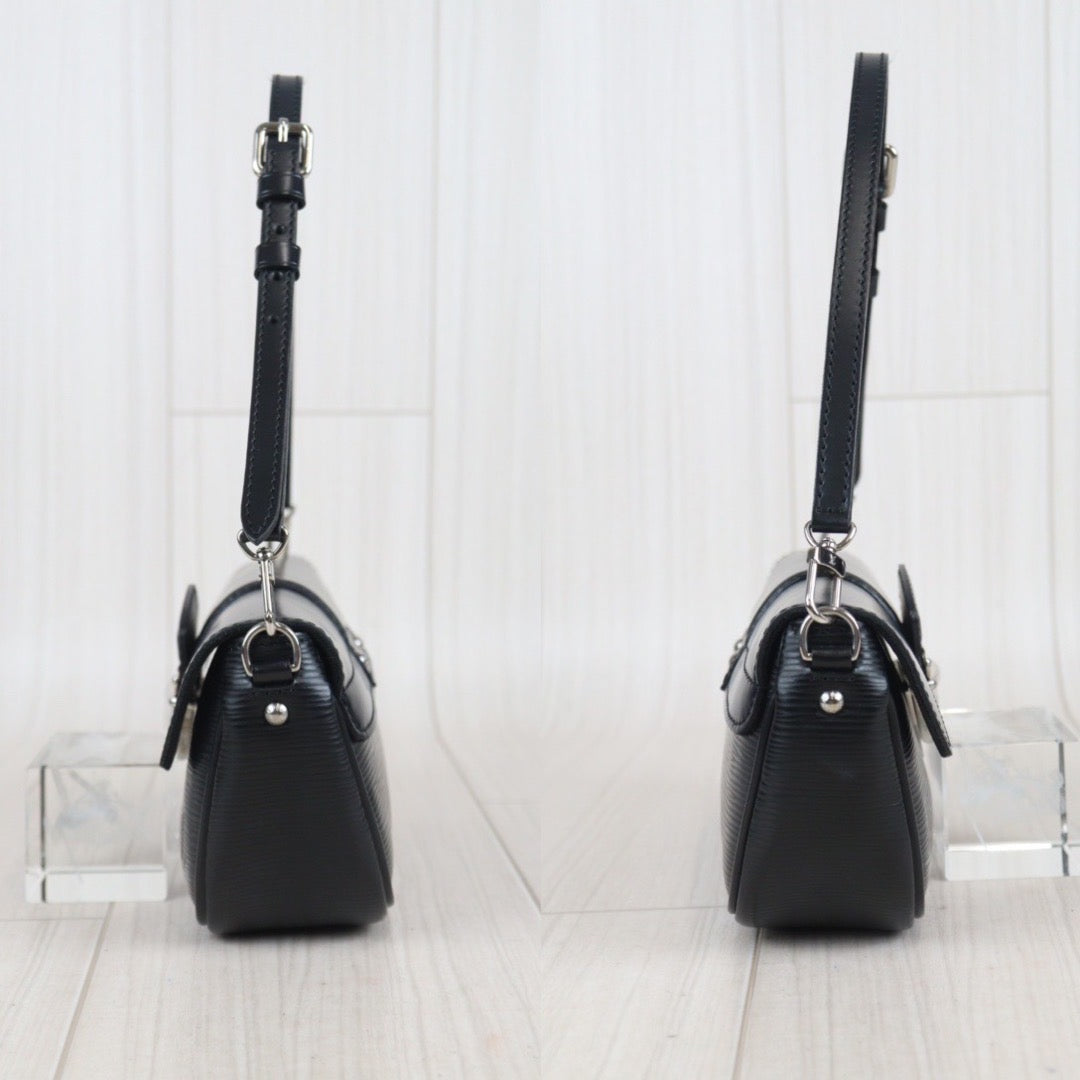 Rank A｜ LV Epi Shoulder Bag Black｜23092210