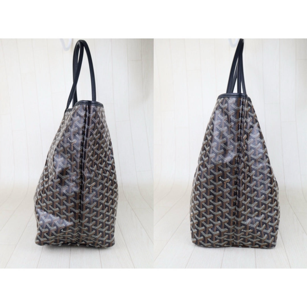 Very Good ( Rank A)｜ Goyard Saint-Louis GM Tote Bag Black｜S25100504