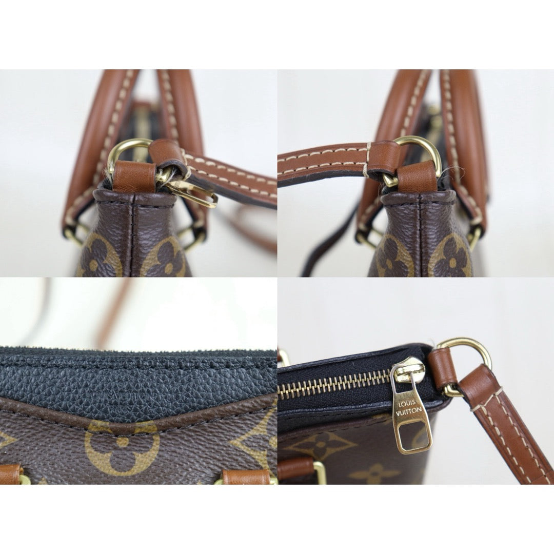Very Good ( Rank A) ｜LV Monogram Pallas Nano Handbag With Shoulder Bag Brown｜S25100903