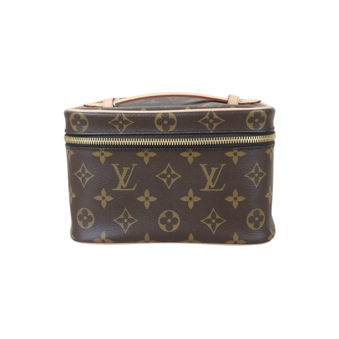 Include Entrupy Certificate of Authenticity｜Very Good ( Rank A)｜ Louis Vuitton Monogram Nice Mini Vanity Handbag IC Chips Model｜X26051718